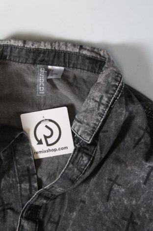 Ανδρικό πουκάμισο H&M Divided, Μέγεθος S, Χρώμα Γκρί, Τιμή 5,38 €