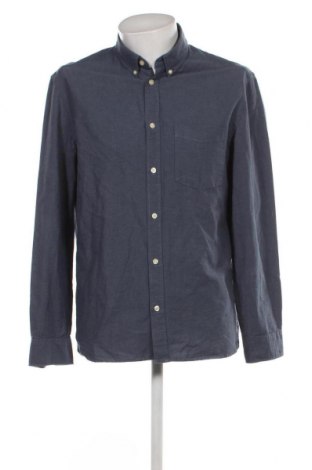 Herrenhemd H&M L.O.G.G., Größe L, Farbe Blau, Preis 12,11 €
