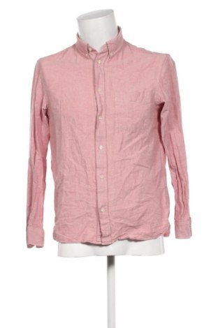 Ανδρικό πουκάμισο H&M L.O.G.G., Μέγεθος M, Χρώμα Κόκκινο, Τιμή 9,87 €