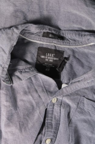 Pánská košile  H&M L.O.G.G., Velikost S, Barva Modrá, Cena  139,00 Kč
