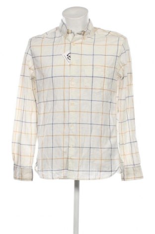 Мъжка риза H&M L.O.G.G., Размер M, Цвят Бял, Цена 17,40 лв.