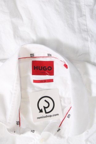 Ανδρικό πουκάμισο Hugo Boss, Μέγεθος L, Χρώμα Λευκό, Τιμή 104,66 €