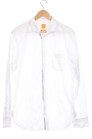 Ανδρικό πουκάμισο Hugo Boss, Μέγεθος L, Χρώμα Λευκό, Τιμή 71,75 €