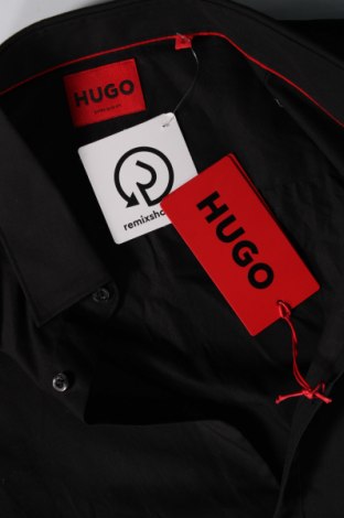 Cămașă de bărbați Hugo Boss, Mărime L, Culoare Negru, Preț 710,53 Lei