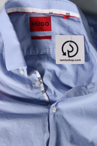 Ανδρικό πουκάμισο Hugo Boss, Μέγεθος L, Χρώμα Μπλέ, Τιμή 108,00 €