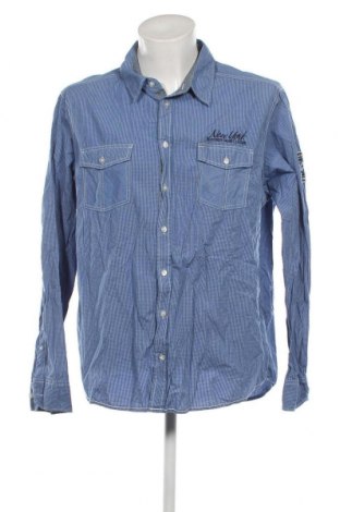 Ανδρικό πουκάμισο Identic, Μέγεθος XXL, Χρώμα Μπλέ, Τιμή 10,76 €