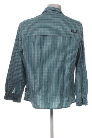 Ανδρικό πουκάμισο Jack Wolfskin, Μέγεθος XL, Χρώμα Μπλέ, Τιμή 34,02 €