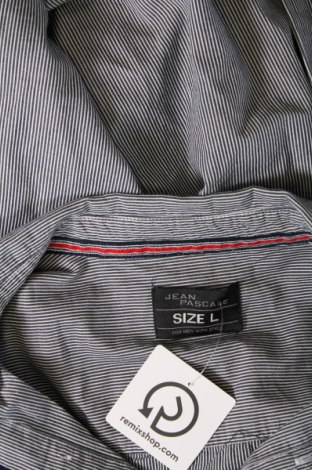 Ανδρικό πουκάμισο Jean Pascale, Μέγεθος L, Χρώμα Γκρί, Τιμή 7,36 €