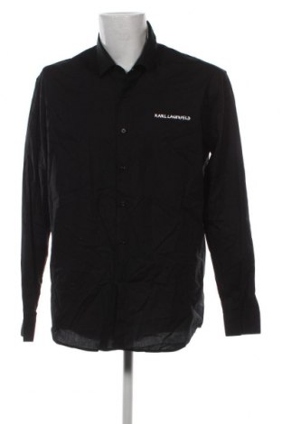 Мъжка риза Karl Lagerfeld, Размер XL, Цвят Черен, Цена 209,52 лв.