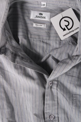 Ανδρικό πουκάμισο Kingfield, Μέγεθος XL, Χρώμα Γκρί, Τιμή 7,36 €