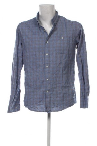 Ανδρικό πουκάμισο Knowledge Cotton Apparel, Μέγεθος L, Χρώμα Μπλέ, Τιμή 33,00 €
