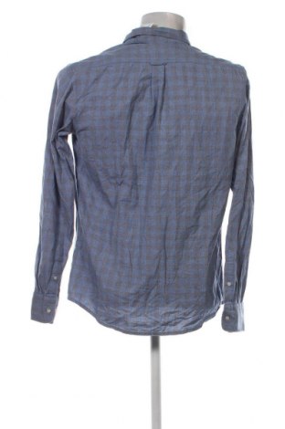 Мъжка риза Knowledge Cotton Apparel, Размер L, Цвят Син, Цена 50,05 лв.