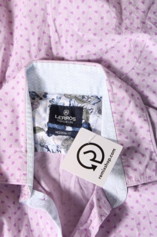 Ανδρικό πουκάμισο Lerros, Μέγεθος L, Χρώμα Βιολετί, Τιμή 20,59 €