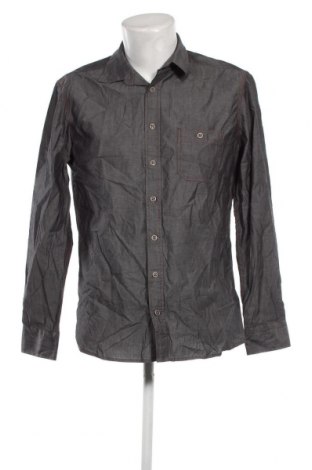 Ανδρικό πουκάμισο Livergy, Μέγεθος M, Χρώμα Γκρί, Τιμή 7,18 €