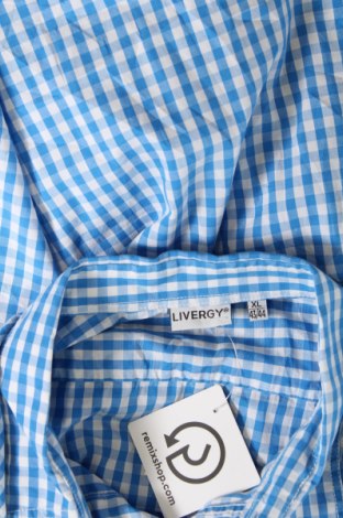 Ανδρικό πουκάμισο Livergy, Μέγεθος XL, Χρώμα Μπλέ, Τιμή 9,15 €