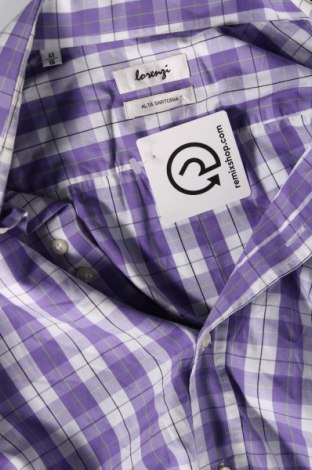 Ανδρικό πουκάμισο Lorenzi, Μέγεθος L, Χρώμα Πολύχρωμο, Τιμή 17,32 €