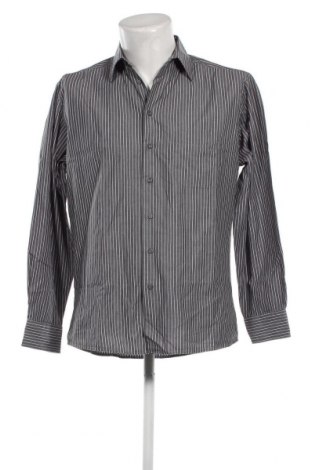 Мъжка риза Lorenzo Calvino, Размер M, Цвят Сив, Цена 14,50 лв.