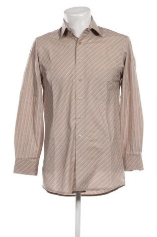 Ανδρικό πουκάμισο Lorenzo Calvino, Μέγεθος S, Χρώμα  Μπέζ, Τιμή 2,69 €