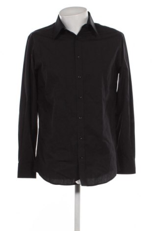 Мъжка риза Manguun, Размер M, Цвят Черен, Цена 29,00 лв.