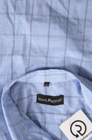 Мъжка риза Marcel Battiston, Размер M, Цвят Син, Цена 8,70 лв.