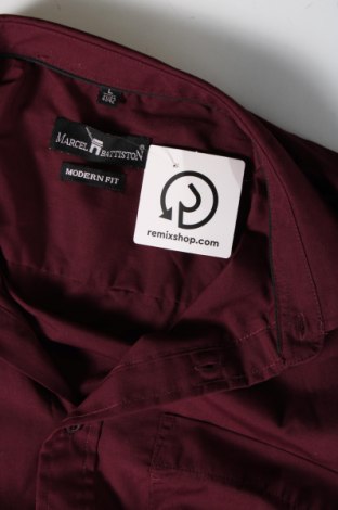 Мъжка риза Marcel Battiston, Размер L, Цвят Червен, Цена 7,54 лв.