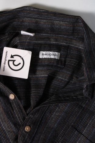 Herrenhemd Marco Donati, Größe M, Farbe Mehrfarbig, Preis € 4,73