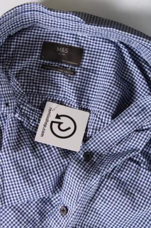 Ανδρικό πουκάμισο Marks & Spencer, Μέγεθος L, Χρώμα Πολύχρωμο, Τιμή 13,80 €