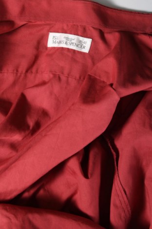 Herrenhemd Marks & Spencer, Größe M, Farbe Rot, Preis € 13,81