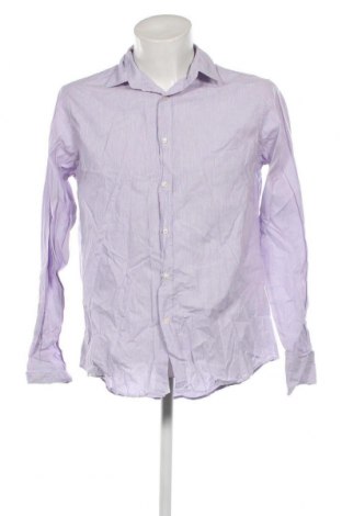 Herrenhemd Massimo Dutti, Größe L, Farbe Lila, Preis 28,13 €
