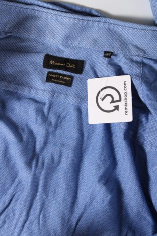 Мъжка риза Massimo Dutti, Размер M, Цвят Син, Цена 54,74 лв.