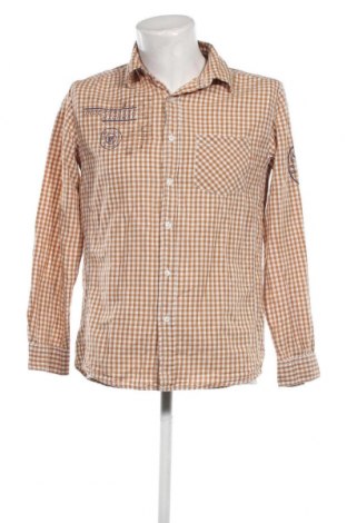Ανδρικό πουκάμισο Mauro Ferrini, Μέγεθος S, Χρώμα  Μπέζ, Τιμή 2,69 €