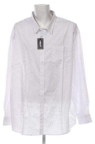Męska koszula Men Plus, Rozmiar 5XL, Kolor Biały, Cena 115,25 zł