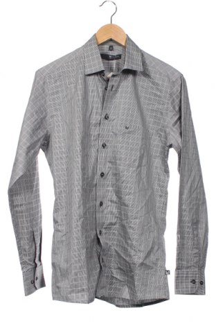 Herrenhemd Metzler, Größe S, Farbe Grau, Preis 6,90 €