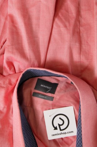 Pánska košeľa  Montego, Veľkosť L, Farba Červená, Cena  8,38 €