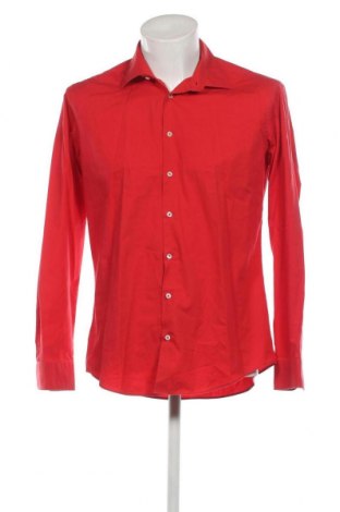 Ανδρικό πουκάμισο Montego, Μέγεθος L, Χρώμα Κόκκινο, Τιμή 8,90 €