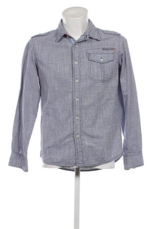 Ανδρικό πουκάμισο Napapijri, Μέγεθος M, Χρώμα Μπλέ, Τιμή 30,79 €