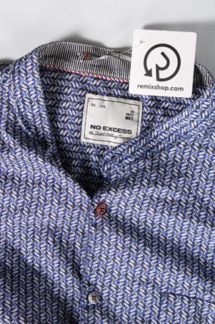 Ανδρικό πουκάμισο No Excess, Μέγεθος XXL, Χρώμα Μπλέ, Τιμή 11,57 €