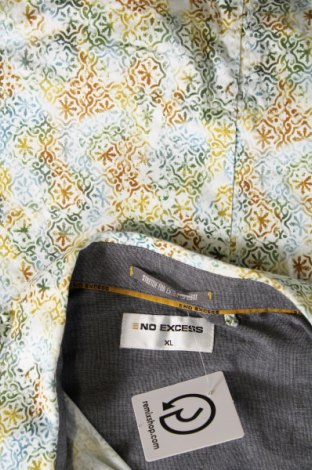 Ανδρικό πουκάμισο No Excess, Μέγεθος XL, Χρώμα Πολύχρωμο, Τιμή 21,03 €