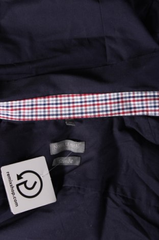 Ανδρικό πουκάμισο Nobel League, Μέγεθος M, Χρώμα Μπλέ, Τιμή 8,07 €