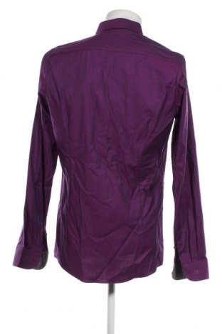 Herrenhemd ONLY, Größe M, Farbe Lila, Preis 9,46 €