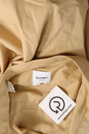 Ανδρικό πουκάμισο Olymp, Μέγεθος M, Χρώμα  Μπέζ, Τιμή 26,88 €