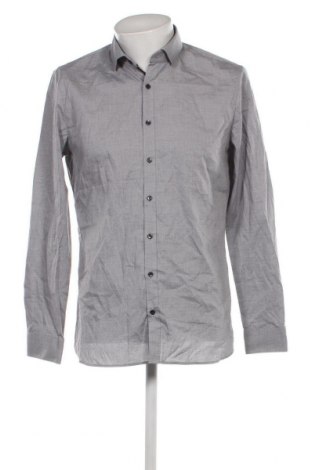 Ανδρικό πουκάμισο Olymp, Μέγεθος L, Χρώμα Γκρί, Τιμή 33,00 €