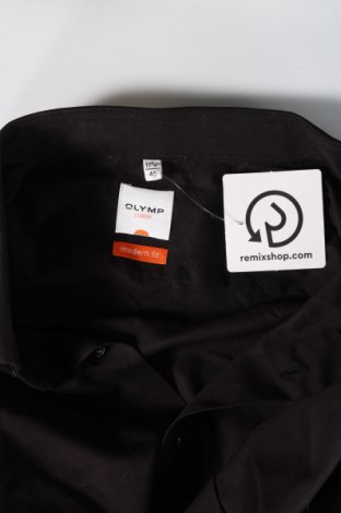 Ανδρικό πουκάμισο Olymp, Μέγεθος XXL, Χρώμα Μαύρο, Τιμή 30,96 €