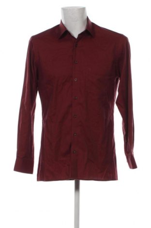 Ανδρικό πουκάμισο Olymp, Μέγεθος M, Χρώμα Κόκκινο, Τιμή 28,24 €