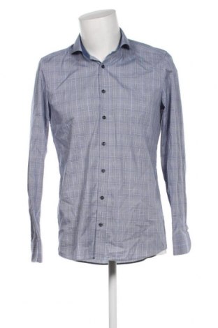 Ανδρικό πουκάμισο Olymp, Μέγεθος M, Χρώμα Μπλέ, Τιμή 28,92 €