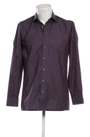 Ανδρικό πουκάμισο Olymp, Μέγεθος M, Χρώμα Βιολετί, Τιμή 27,56 €