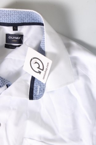Ανδρικό πουκάμισο Olymp, Μέγεθος XL, Χρώμα Λευκό, Τιμή 33,00 €