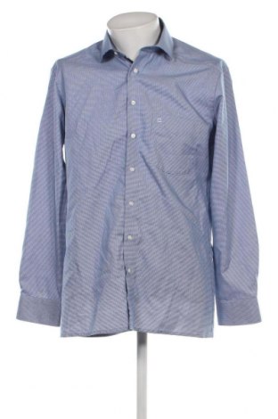 Ανδρικό πουκάμισο Olymp, Μέγεθος L, Χρώμα Μπλέ, Τιμή 34,02 €