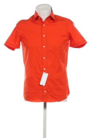 Ανδρικό πουκάμισο Olymp, Μέγεθος S, Χρώμα Πορτοκαλί, Τιμή 15,00 €
