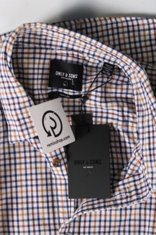 Ανδρικό πουκάμισο Only & Sons, Μέγεθος XL, Χρώμα Πολύχρωμο, Τιμή 23,71 €